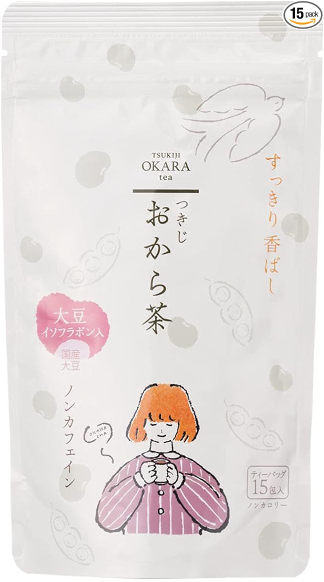 おから茶 サンギ つきじおから茶 ティーバッグ2g 15包入り 